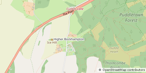 Map of Dorchester, Dorset