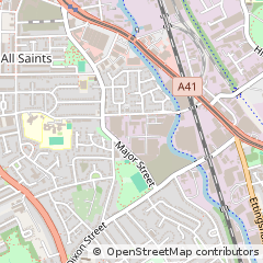 Map of Wolverhampton, West Midlands