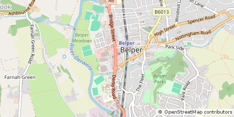 Map of Belper