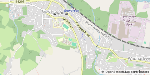 Map of Swansea