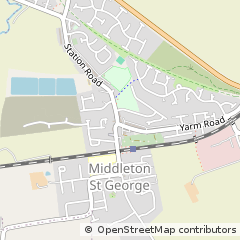 Map of Darlington, County Durham