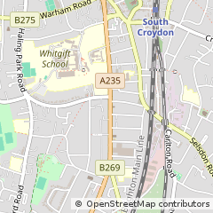Map of South Croydon