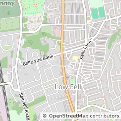 Map of Gateshead