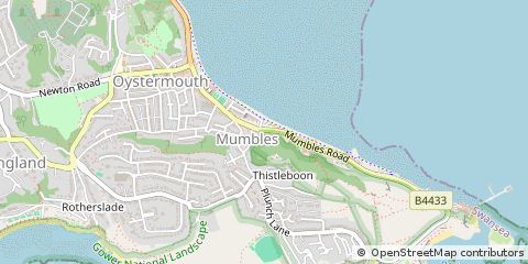 Map of Swansea