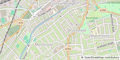 Map of Midlothian