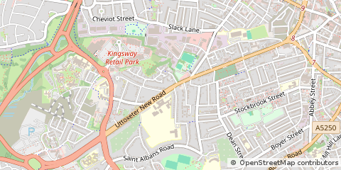 Map of Derby