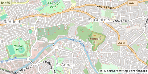 Map of Bristol