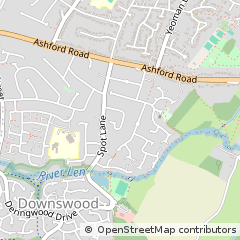 Map of Maidstone, Kent