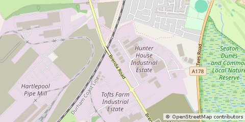 Map of Hartlepool