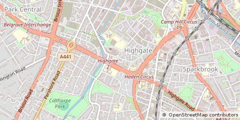 Map of Birmingham