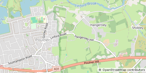 Map of Ringwood, Hampshire