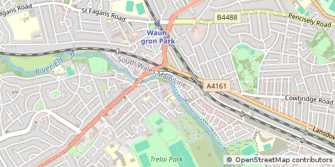 Map of Cardiff