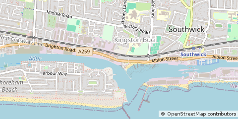 Map of West Sussex