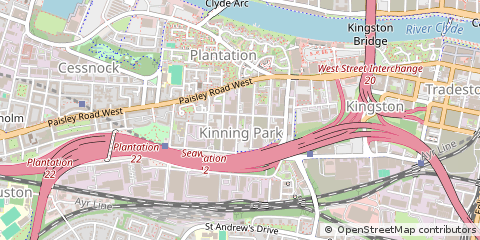 Map of Glasgow