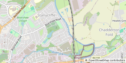 Map of Manchester