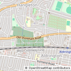 Map of Hove, East Sussex