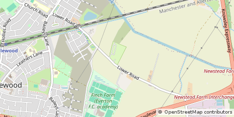 Map of Liverpool, Merseyside