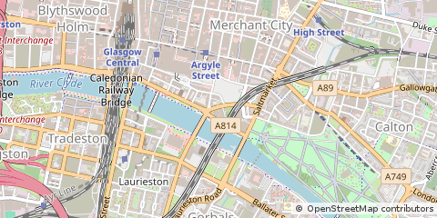 Map of Glasgow