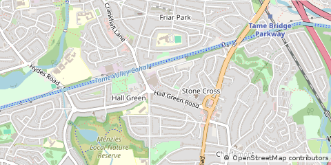 Map of West Bromwich