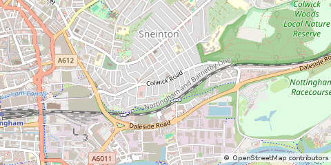 Map of Nottingham