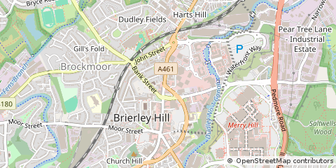 Map of Brierley Hill