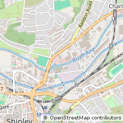 Map of Shipley, West Yorkshire