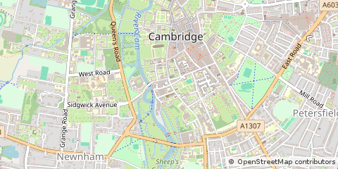 Map of Cambridge