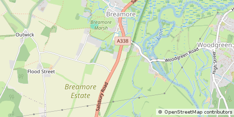 Map of Fordingbridge