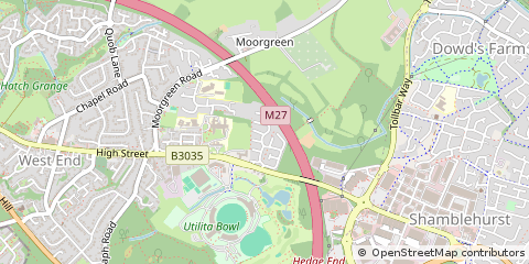 Map of Southampton, Hampshire
