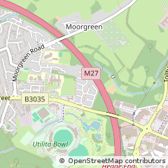 Map of Southampton, Hampshire