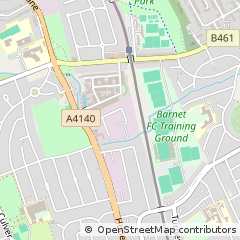 Map of Stanmore, Middlesex