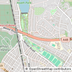 Map of Cardiff