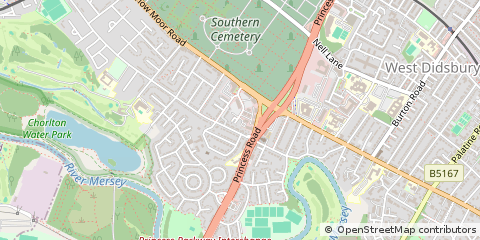 Map of Manchester