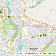 Map of Blackwood, Caerphilly