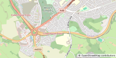Map of Cardiff