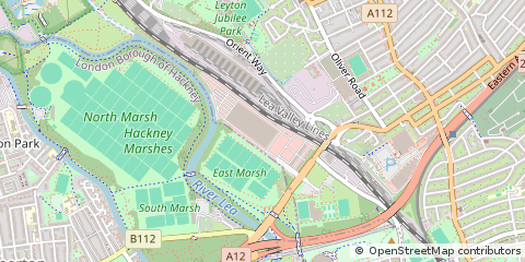Map of Leyton, London