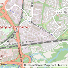 Map of Basingstoke, Hampshire