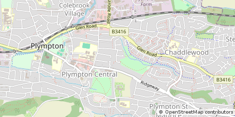 Map of Plymouth, Devon