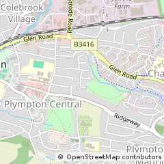 Map of Plymouth, Devon