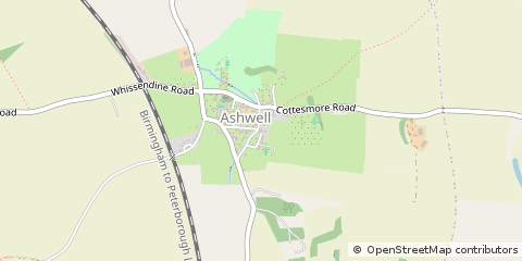 Map of Oakham Rutland