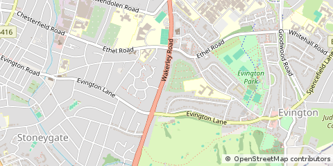 Map of Leicester