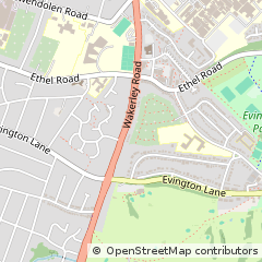 Map of Leicester