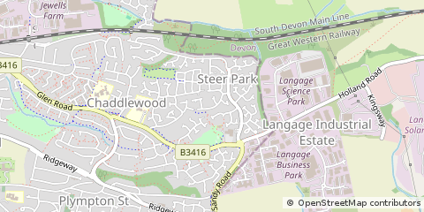 Map of Plymouth, Devon