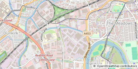 Map of Nottingham