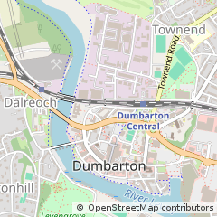 Map of Dumbarton