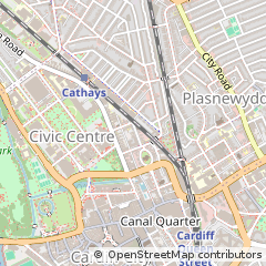 Map of Cardiff