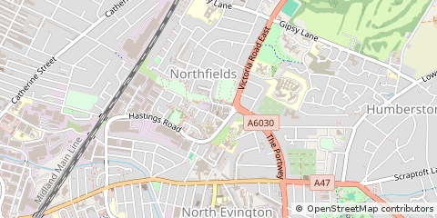 Map of Leicester