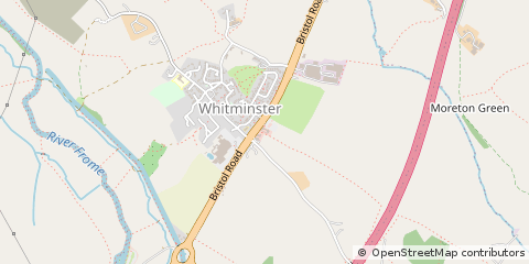 Map of Gloucester, Gloucs.