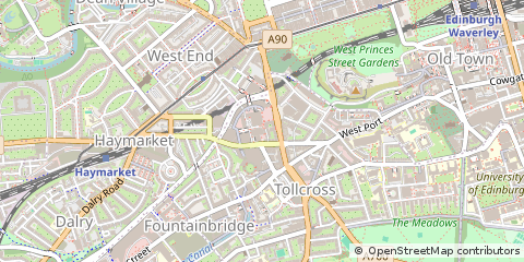 Map of Edinburgh