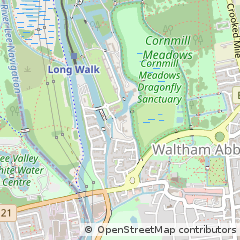 Map of Waltham Abbey, Essex
